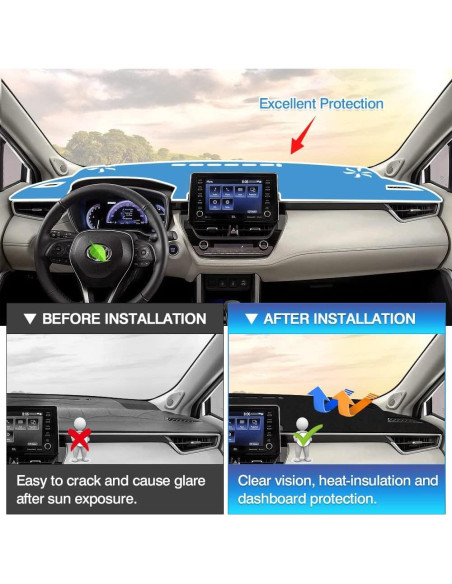 Cubierta de tablero Karltys para Toyota Corolla Cross 2022-2025