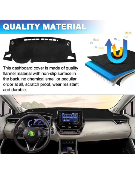 Cubierta de tablero Karltys para Toyota Corolla Cross 2022-2025