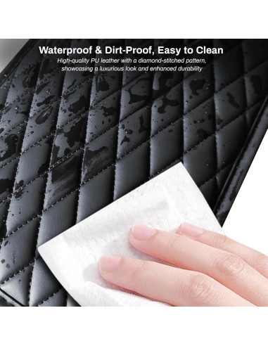 Cubierta de Consola Central Ouzorp de Cuero Microfibra 30x20cm