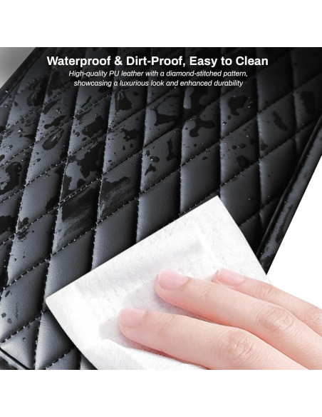 Cubierta de Consola Central Ouzorp de Cuero Microfibra 30x20cm