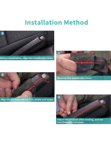 Cubierta de Freno de Mano Cuero Genuino Toyota Corolla RAV4 2014-2020