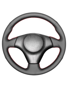 Cubierta de volante de cuero Loncky para Toyota RAV4 1998-2003