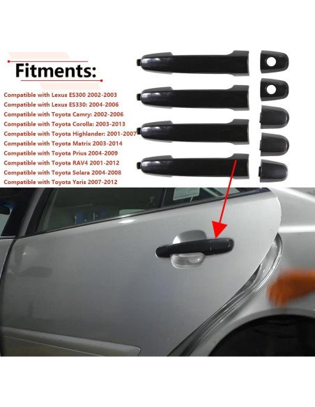 Manija de Puerta Exterior RLB-HILON para Toyota y Pontiac