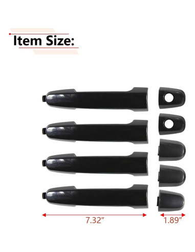 Manija de Puerta Exterior RLB-HILON para Toyota y Pontiac