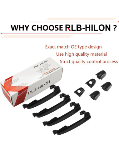 Manija de Puerta Exterior RLB-HILON para Toyota y Pontiac