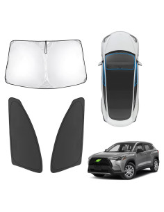 Protector Solar Karltys 3PCS para Toyota Corolla Cross 2022-2025