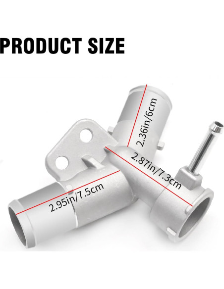 Cuello de llenado radiador aluminio DUZFOREI Toyota Yaris 2007-2018