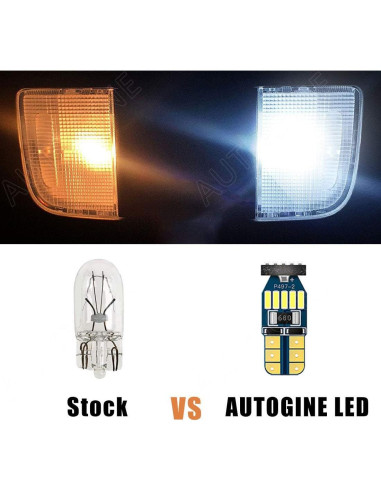 Kit de luces interiores LED AUTOGINE para Toyota Yaris 2007-2012