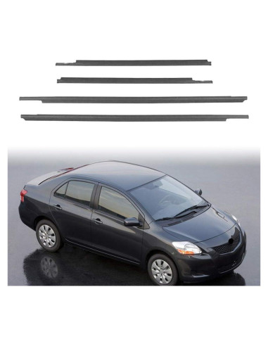 Moldura de Ventana GZYF para Toyota Yaris Sedán 2007-2016