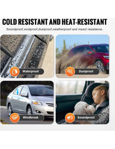 Moldura de Ventana GZYF para Toyota Yaris Sedán 2007-2016