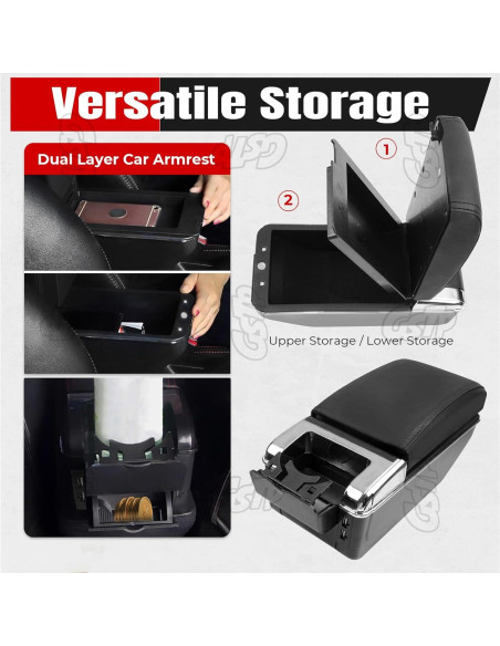 Descanso de brazo consola central GSTP Toyota Yaris iA 2017-2018