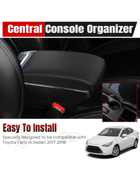 Descanso de brazo consola central GSTP Toyota Yaris iA 2017-2018