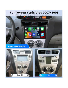 Estéreo Android 2+64G para Toyota Yaris/Vios 2007-2014 2