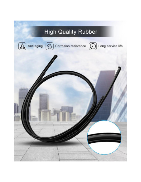 Moldura de Goteo Techo ULZOZN para Toyota Yaris Sedán 2007-2011