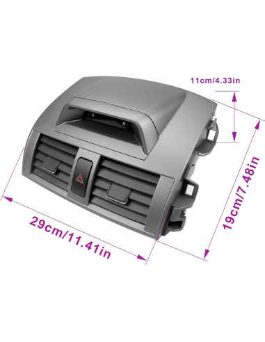 Panel de salida de aire Toyota Corolla 2009-2013 FEXON