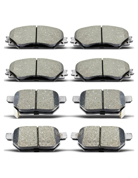 Juego de Pastillas de Freno Cerámicas DYZJKWJW 8pcs para Toyota y Pontiac