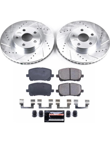 Kit de Freno Delante Power Stop K2316 con Discos Perforados