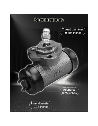 Cilindro de Rueda de Freno Trasero QAGGUM para Toyota