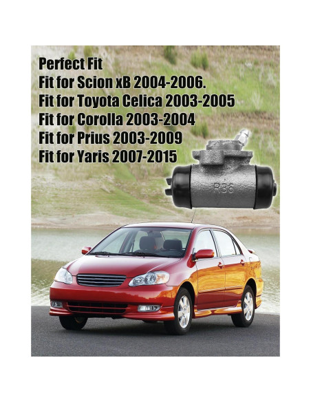 Cilindro de Rueda de Freno Trasero QAGGUM para Toyota