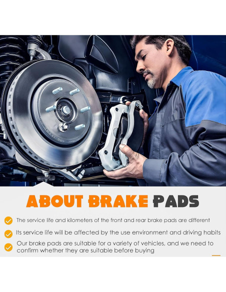4 Pastillas de Freno Semimetálicas TadaMark para Toyota y Pontiac