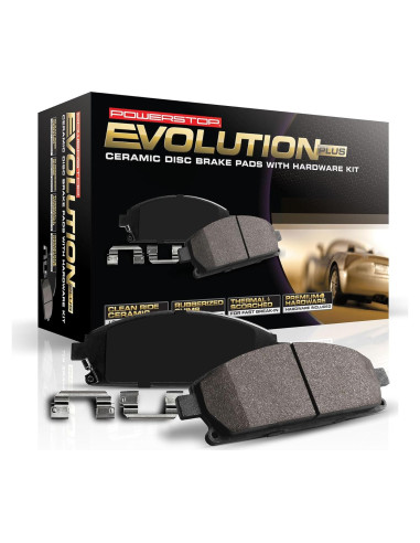 Pastillas de Freno Cerámicas Power Stop Z17 Front + Hardware