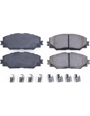 Pastillas de Freno Cerámicas Power Stop Z17 Front + Hardware