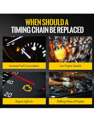 Kit de Cadena de Tiempo KUSATEC para Chevy y Toyota 1.8L