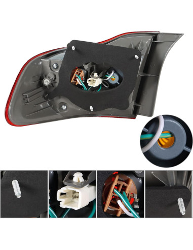 Luz Trasera de Freno Izquierda Toyota Corolla 2009-2010 Silscvtt