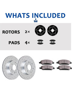 Kit de Freno Frontal Acinoparts para Toyota Corolla 2003-2008 2