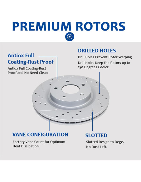 Kit de Freno Frontal Acinoparts para Toyota Corolla 2003-2008