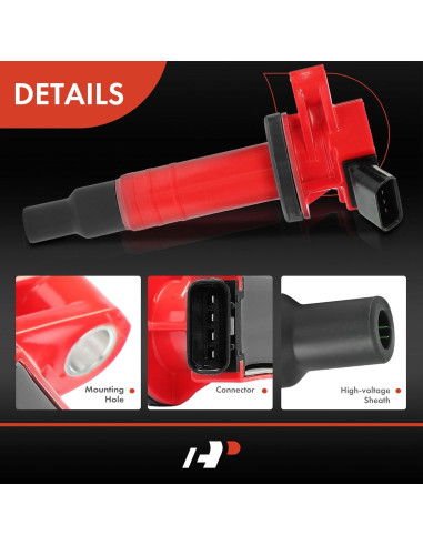 Bobinas de Encendido A-Premium Set de 4 para Toyota y Chevrolet