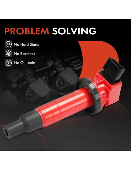 Bobinas de Encendido A-Premium Set de 4 para Toyota y Chevrolet