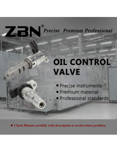 Válvula de Control de Aceite VVT ZBN 917-020 para Toyota