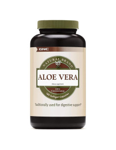 Cápsulas de Gel Suave de Aloe Vera GNC 180 Unidades 25 mg