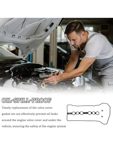 Juego de Junta de Tapa de Válvula VS50542R para Toyota y Chevrolet