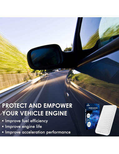 Filtro de Aire del Motor Kurimup SCA9482 Compatible Toyota