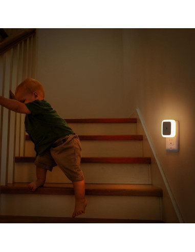 Luz Nocturna Enchufable Sujeet LED 8 Piezas 3000K