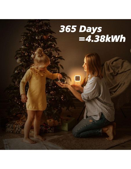 Luz Nocturna Enchufable Sujeet LED 8 Piezas 3000K