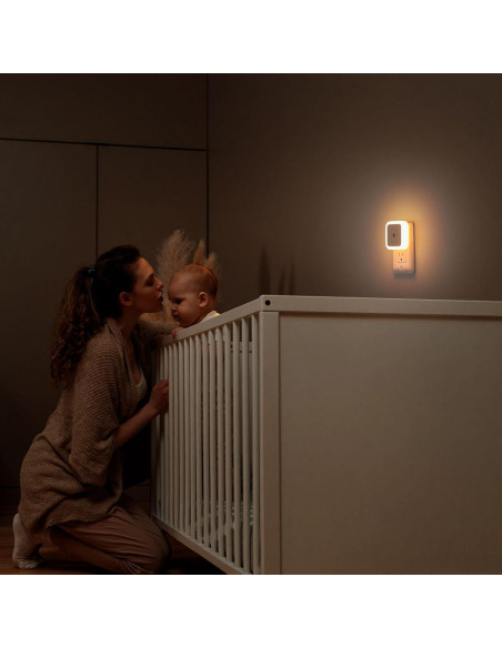 Luz Nocturna Enchufable Sujeet LED 8 Piezas 3000K