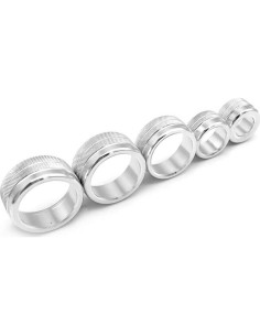 Cubiertas de Botón de Aire Acondicionado Thor-Ind Plata 5pcs 2
