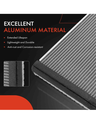 Núcleo de Evaporador A/C A-Premium para Scion xD y Toyota Yaris