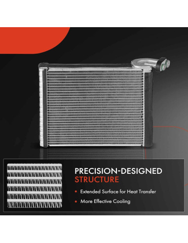 Núcleo de Evaporador A/C A-Premium para Scion xD y Toyota Yaris
