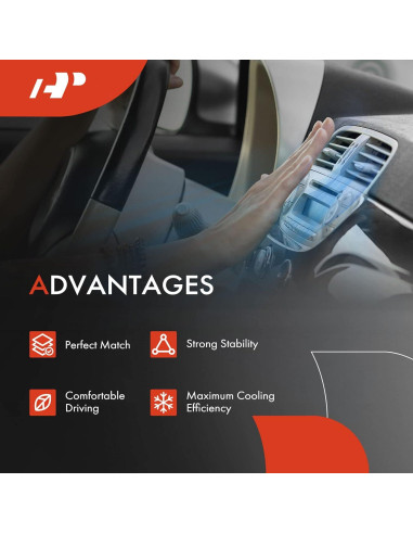 Núcleo de Evaporador A/C A-Premium para Scion xD y Toyota Yaris