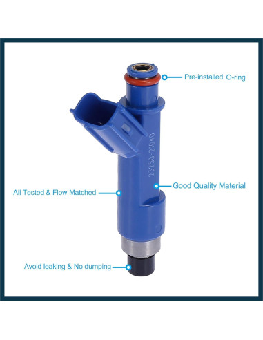 4 Inyectores de Combustible TUCKBOLD para Toyota Yaris 1.5L