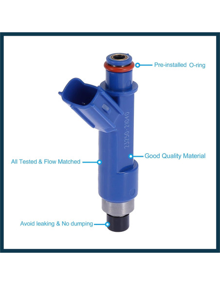 4 Inyectores de Combustible TUCKBOLD para Toyota Yaris 1.5L