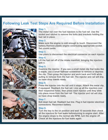 4 Inyectores de Combustible TUCKBOLD para Toyota Yaris 1.5L