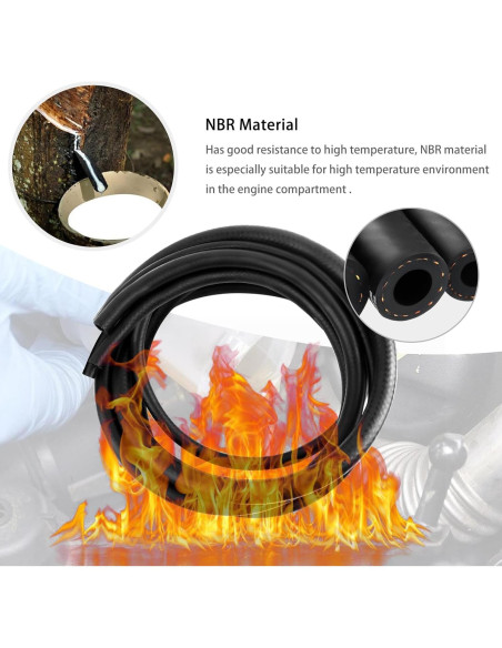 Kit de Manguera de Combustible Stacool 5PCS NBR 100cm