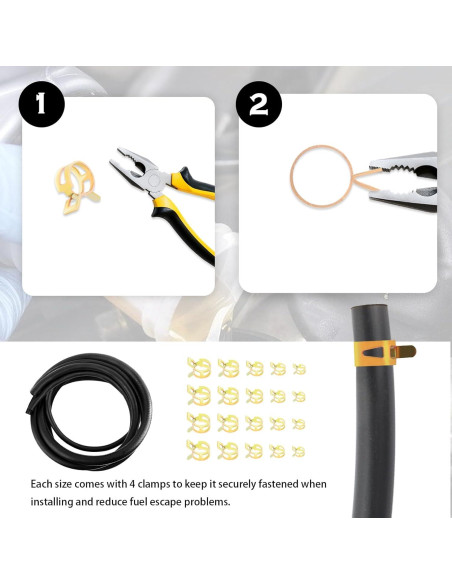 Kit de Manguera de Combustible Stacool 5PCS NBR 100cm