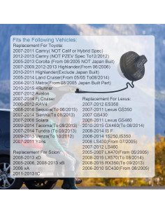 Tapa de Gas Maxsolve 77300-06040 para Toyota y Lexus 2
