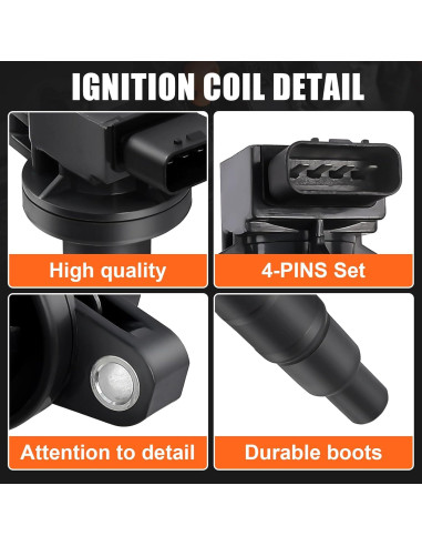 Bobina de Encendido GYbenzi UF316 para Toyota y Scion